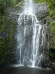 A big waterfall on the Road to Hana