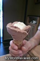 Gelato in a Cone