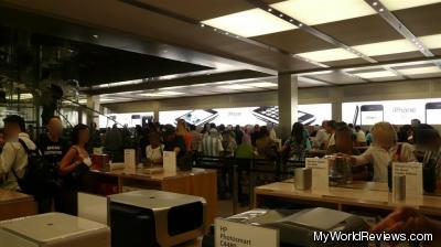 Inside the Apple store