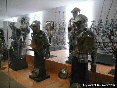Some of the many suits of armor