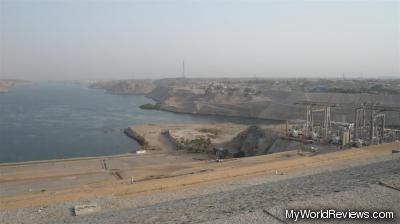 The view from the Aswan Dam