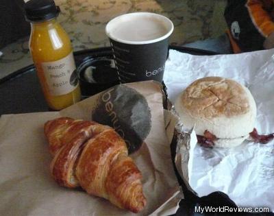Breakfast Muffin & Croissant