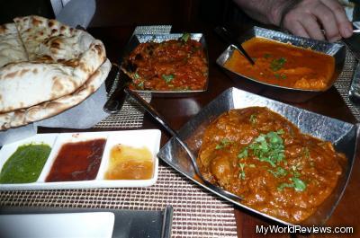 Khatte Baigan, Murgh Tikka Masala, Bhuna Gosht 