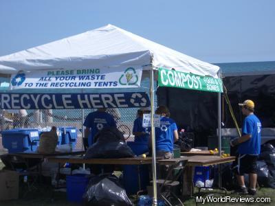 Recycling and Compost Tent