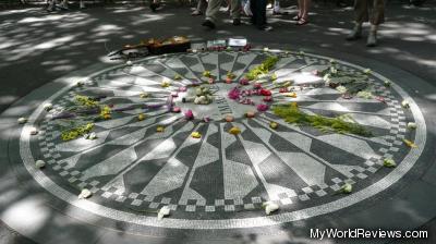 John Lennon Memorial Mosaic