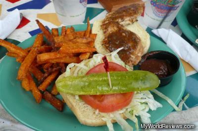 Jamaican Jerk Chicken with Sweet Potato Fries