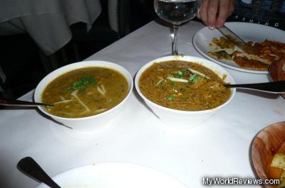 Langarwali Dal and Chicken Kali Mirch