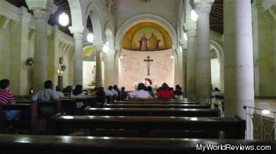 Inside the Church of St. Joseph