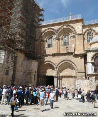 The Front of the Church of the Holy Sepulchre