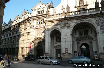 Outside of the Church of St. Salvator