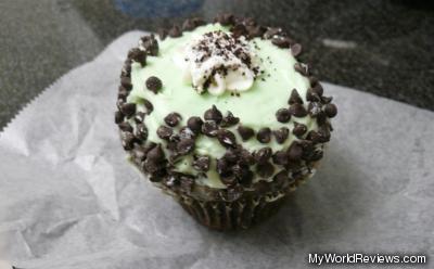 Grasshopper Gourmet Cupcake