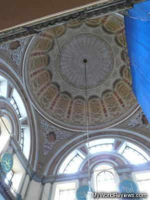 The dome from inside the Mosque