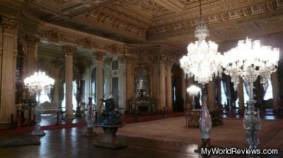 A very large room inside the palace