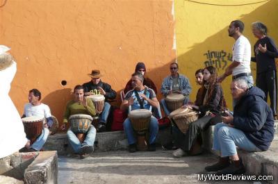 People playing drums