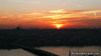 Sunset from the Galata Tower