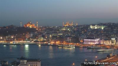 A view of Old Istanbul from the Galata Tower