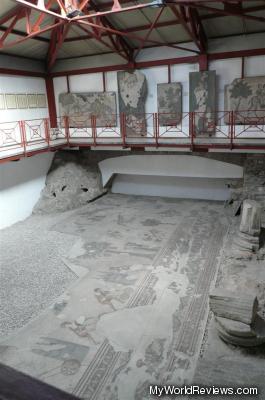 Inside the mosaic museum