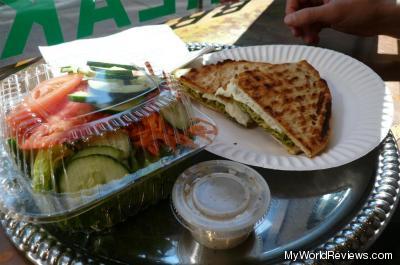 Italiano Panini with Side Salad