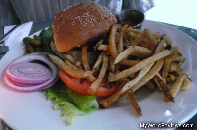 H.K. Hamburger with Fries