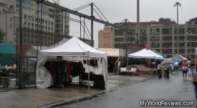 Vendors at the Flea Market