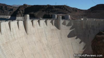 A view of the Hoover Dam from The Overlook