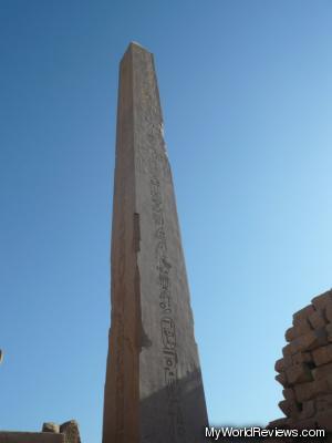An obelisk at Karnak Temple
