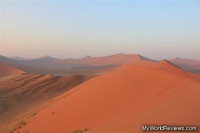 The Namib Desert - the view from Dune 45