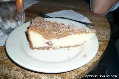 Raspberry Crumb Cheesecake