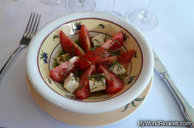 Salade de Tomate et Fêta au Basilic