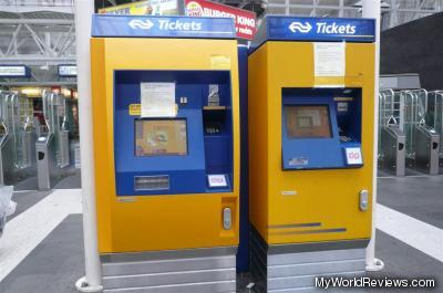 Ticket purchasing machines