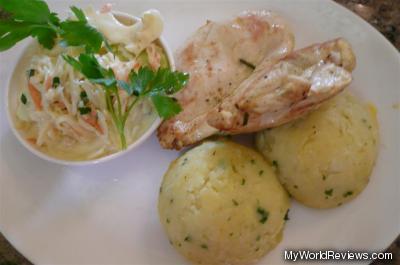 Grilled Chicken Breast with Potatoes