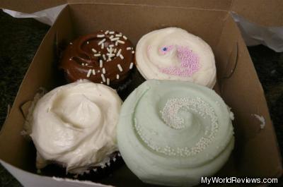 An assortment of cupcakes