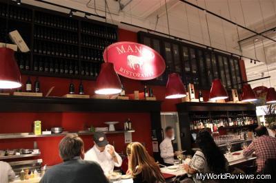 Manzo Restaurant inside Eataly