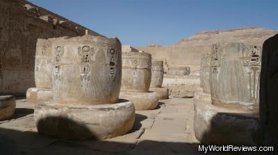 This section of the temple was full of pillar bases