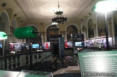 The floor of the museum of american finance