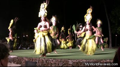 One of the dances from the luau