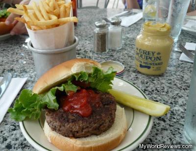 Burger and French Fries