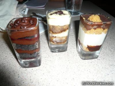 Dessert selection