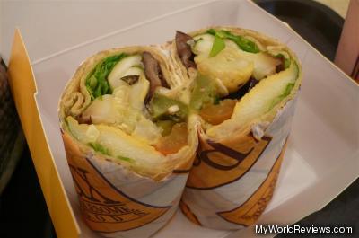 Morrocan Vegetable Wrap