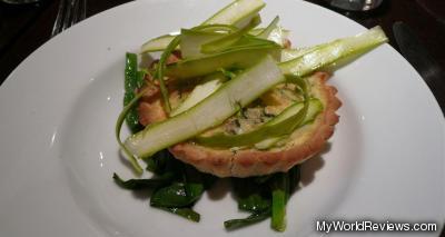 Spring Onion & Asparagus Tart