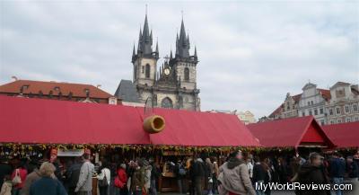 Prague Old Town Square during the Easter Festival