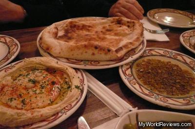 Hummus Plate & Saloof Appetizers