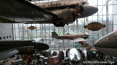 A collection of old airplanes