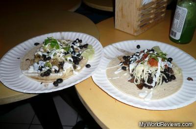 Tacos - Carne Asada and Pollo Verde