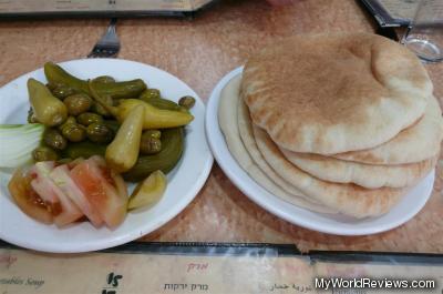 Pickled and pitas