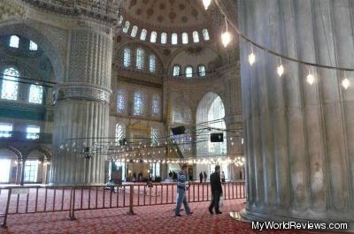 Inside the Blue Mosque