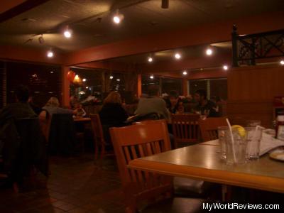 Interior of the restaurant