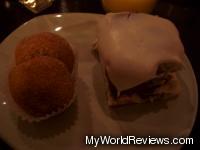 Desserts - Donuts and a cinnamon bun