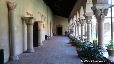 One of the interior cloisters
