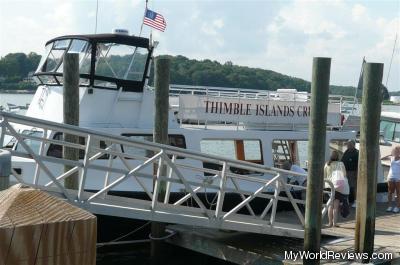 The Thimble Islands tour boat